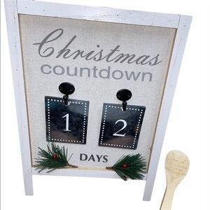 Christmas countdown decor
